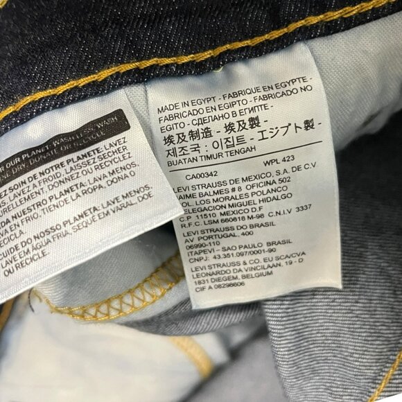 Levis Mens 550 Relaxed Fit Jeans Dark Wash 42 X 32 NEW Tapered Leg Stretch - Picture 11 of 13